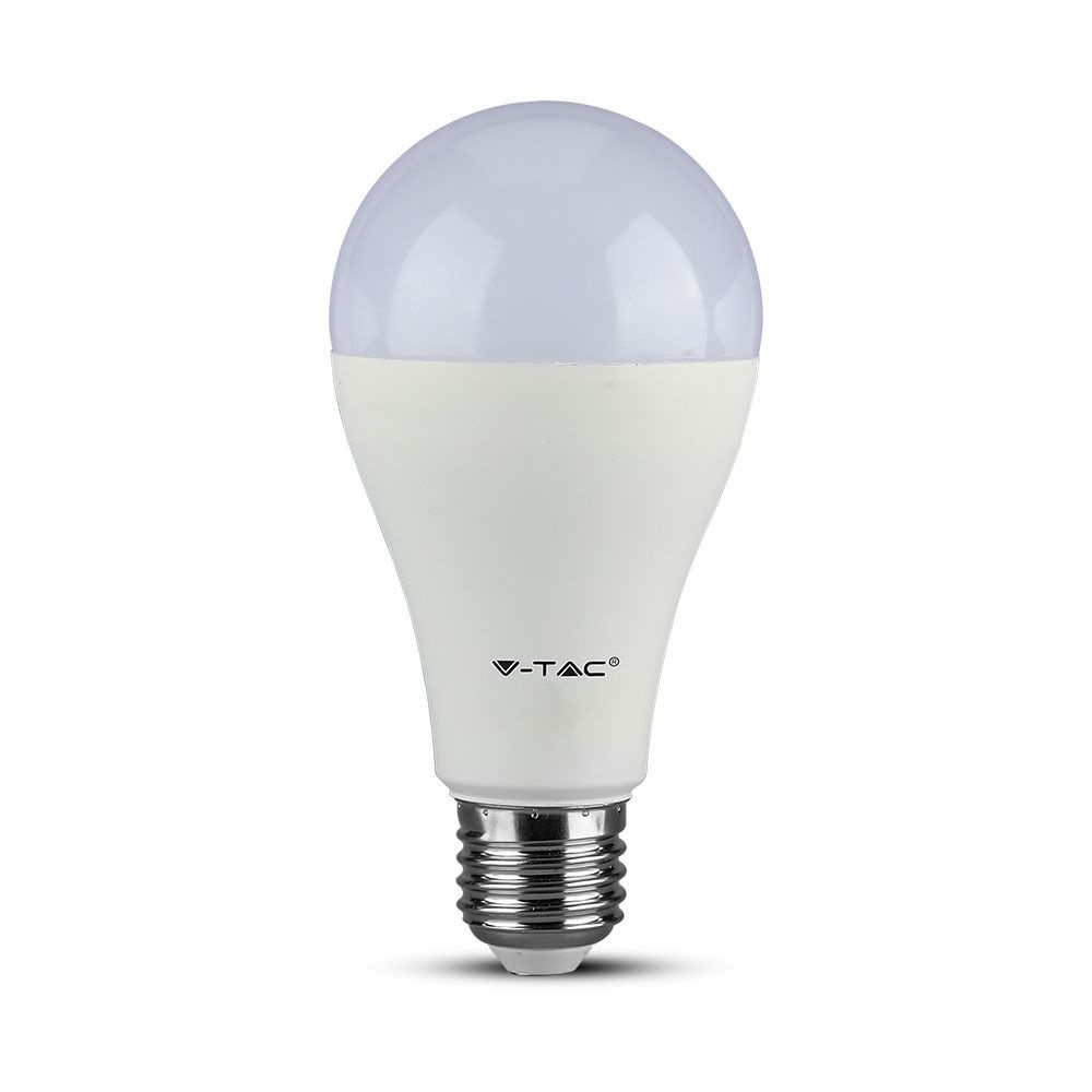 Bec LED 15W, E27, A65, cip Samsung, 1250 lm, lumina neutra 4000K, alb - V-TAC - Imagine 3