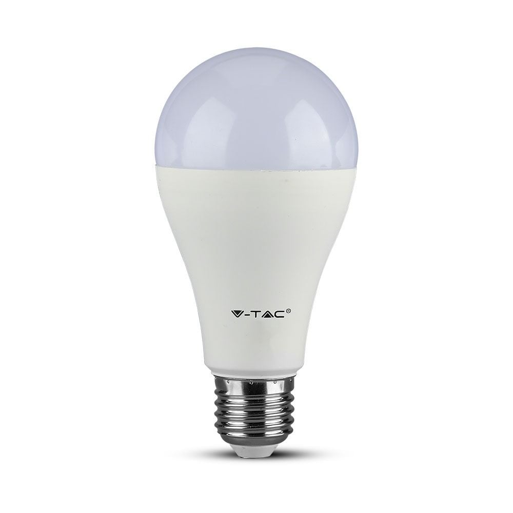 Bec LED 15W, E27, A65, cip Samsung, 1250 lm, lumina rece 6400K, alb - V-TAC - Imagine 3