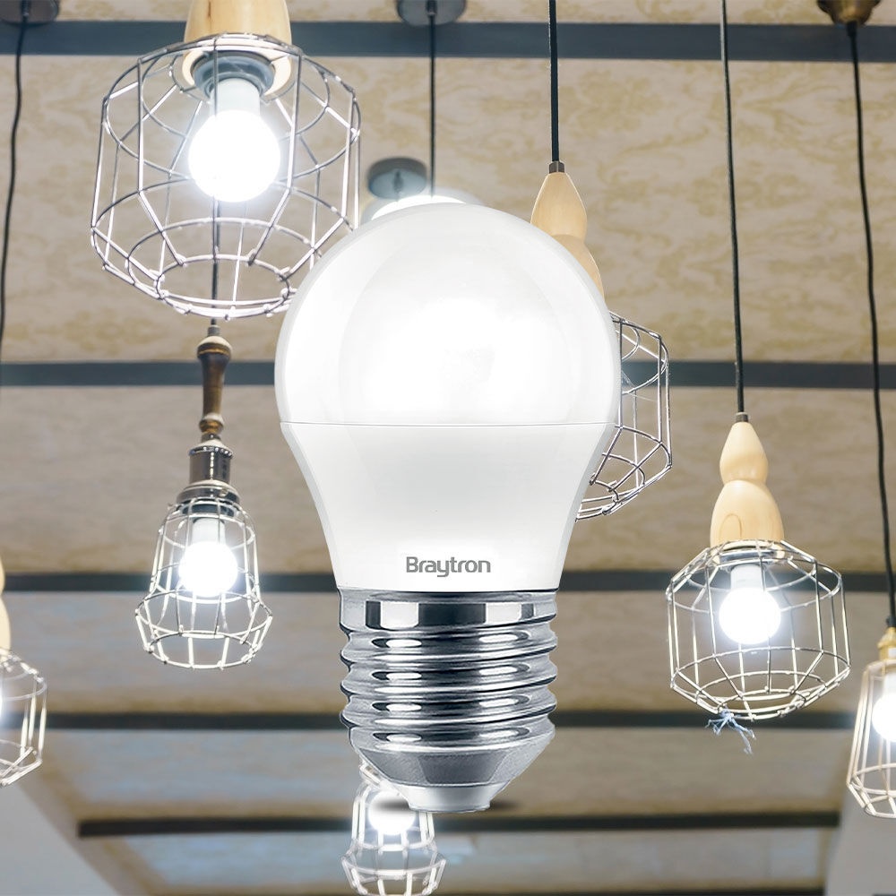 Bec LED 5W(35W) Braytron, G45, E27, 450 lm, lumina neutra (4000 K), clasa energetica F - 2 | YEO