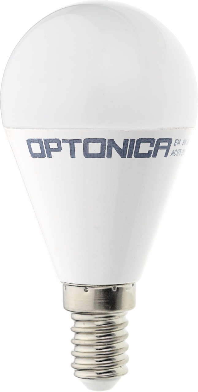 Bec LED sferic Optonica, E14, 8W(54W), 710 lm, lumina rece (6000K), clasa energetica F