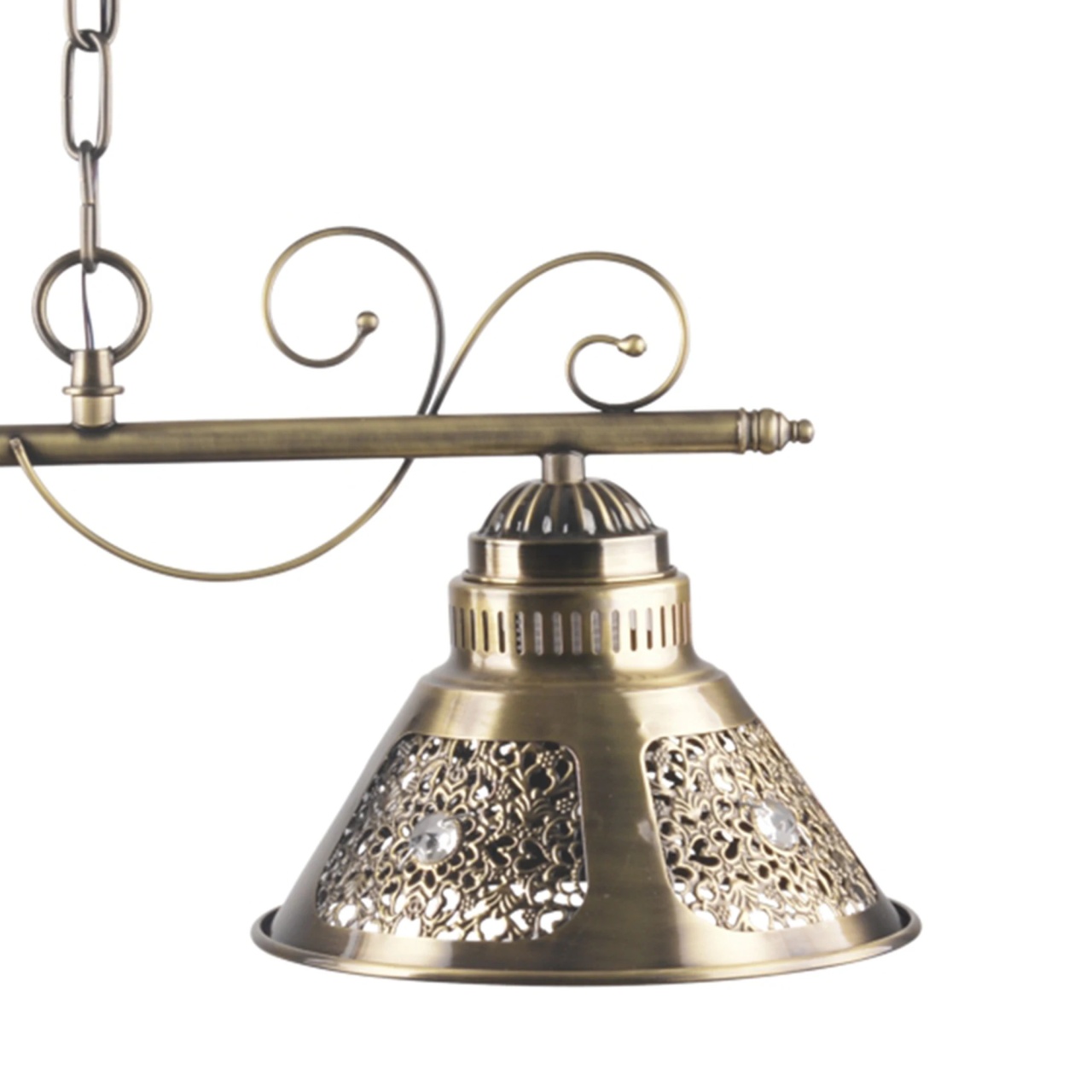 Candelabru Misty LY-3294, 2xE27, bronz, stil clasic, IP20 - imagine 2