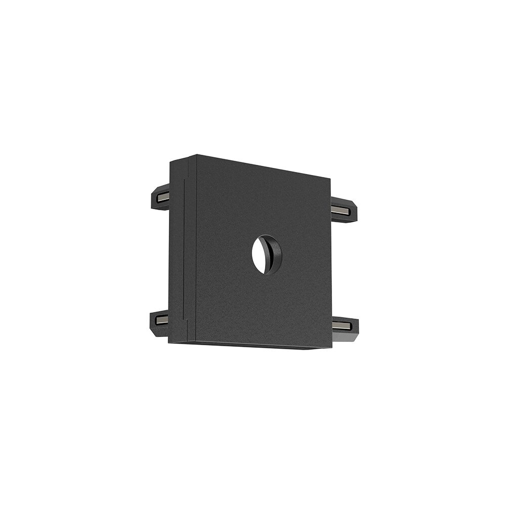 Conector colt interior vertical pentru sina magnetica S20B-SR02, negru, Braytron
