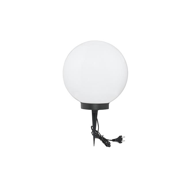 Corp LED de gradina 1xE27, Ø30 cm, forma glob, IP54, alb, Masterled