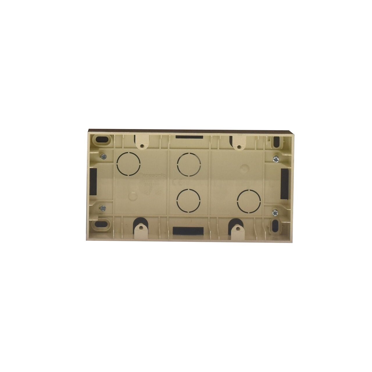 Doza dubla montaj aplicat, IP20, Bronz, Panasonic Karre Plus 55