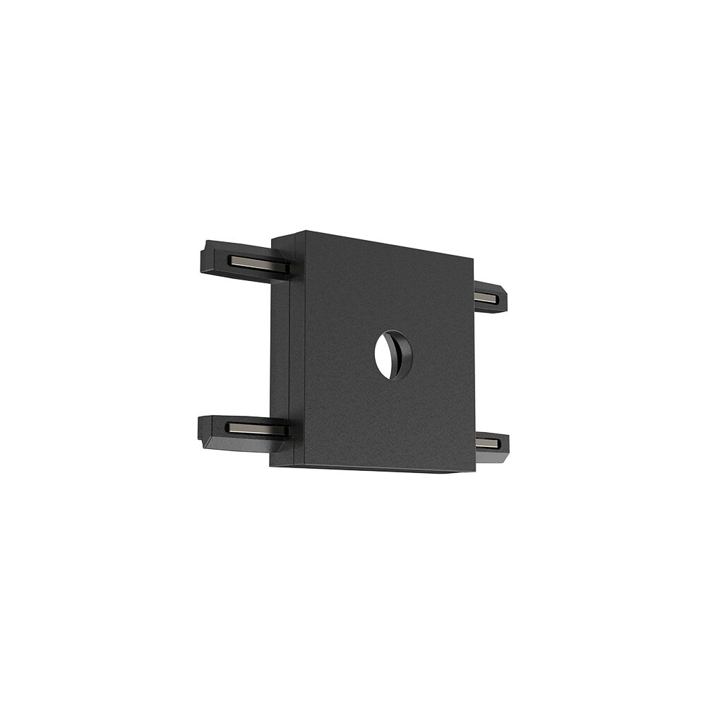 Element imbinare drept pentru sina magnetica S20B-SR02, negru, Braytron - Imagine 1