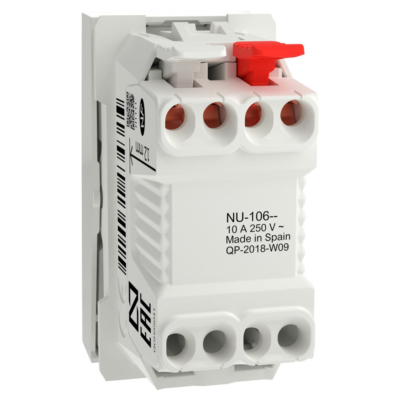 Intrerupator cu revenire, 1 modul, 10A, alb, Schneider Noua Unica - imagine 5