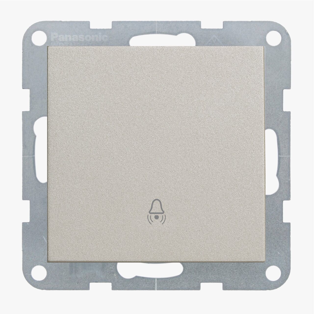 Intrerupator sonerie 10A, IP20, Sandstone, Panasonic Karre Plus 55 Soft Touch