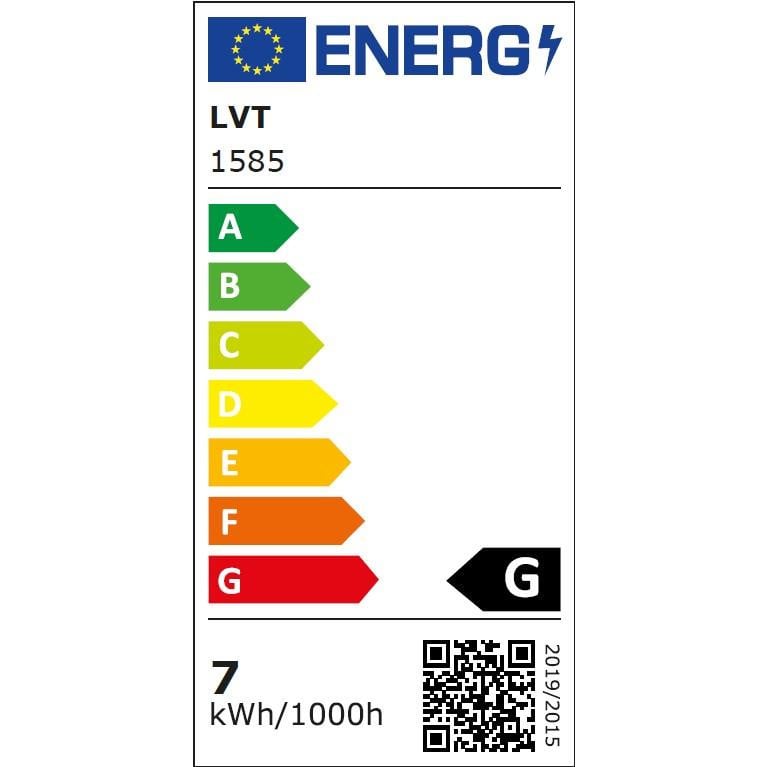 Lampa de birou LED 1585-LVT, orientabila, cu intrerupator, 7W, 480lm, lumina neutra, neagra, IP20, Masterled