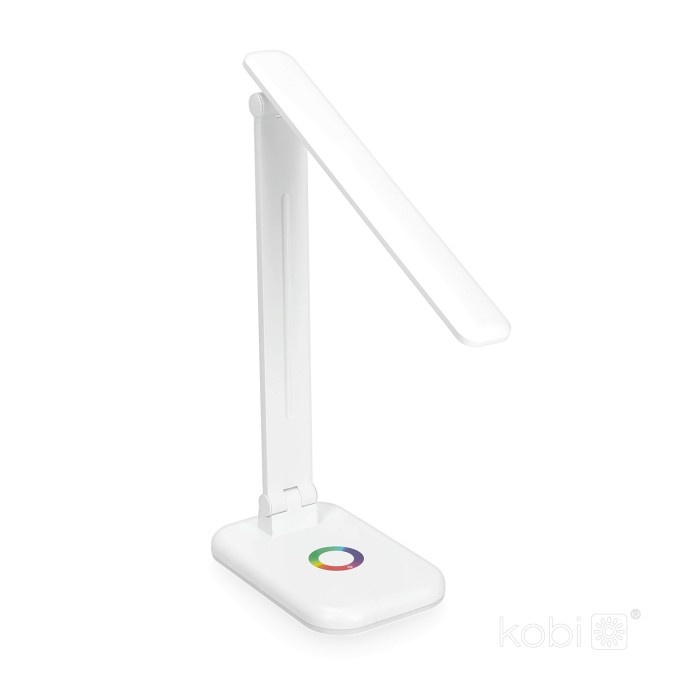 Lampa de birou LED NOBLITE RGB, 7W, lumina calda/neutra/rece, dimabila, alba, Kobi - 2 | YEO