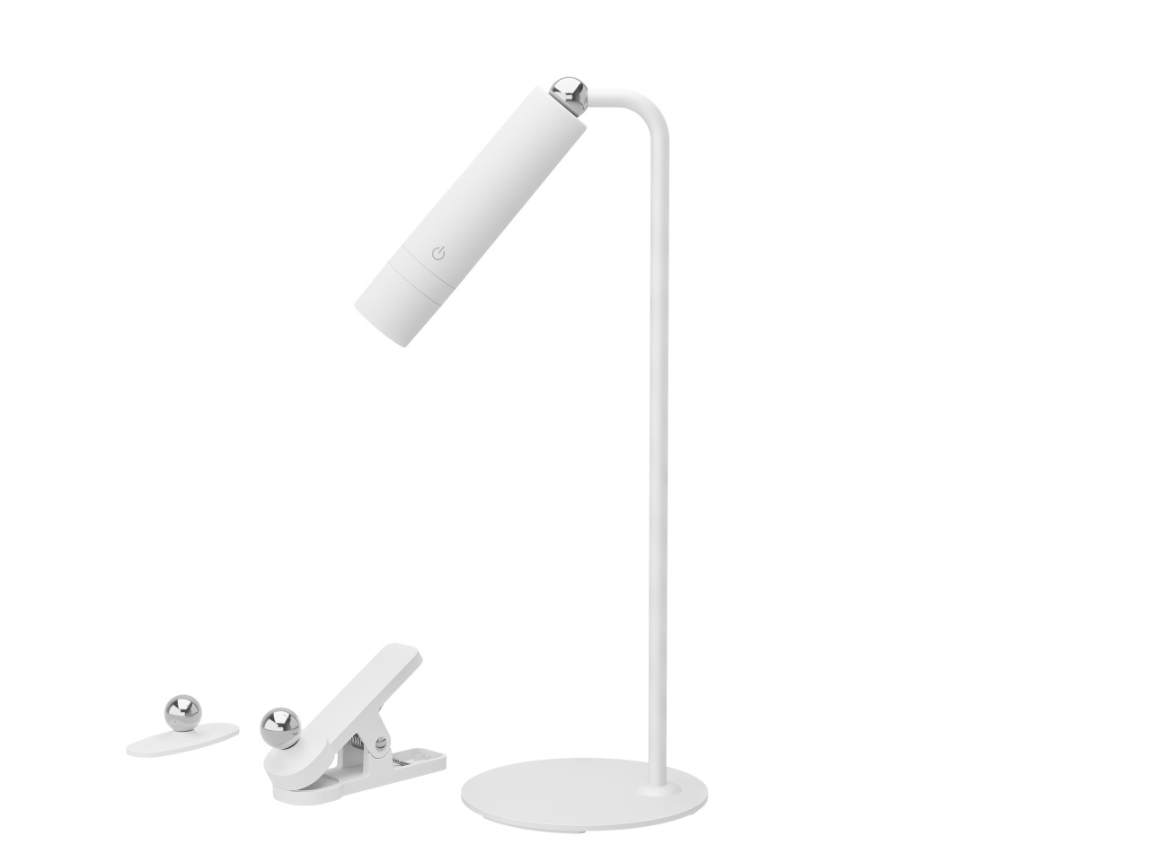 Lampa de birou LED Optonica, 3W, 4000K, alba, USB, dimabila