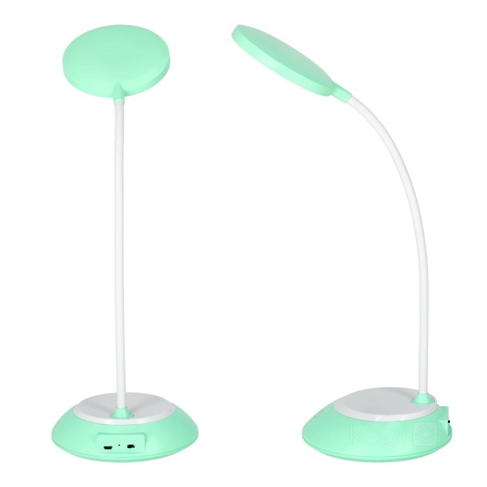 Lampa de birou LED Visua, 5W, temperatura de culoare ajustabila, plastic, verde menta, Kobi - 2 | YEO