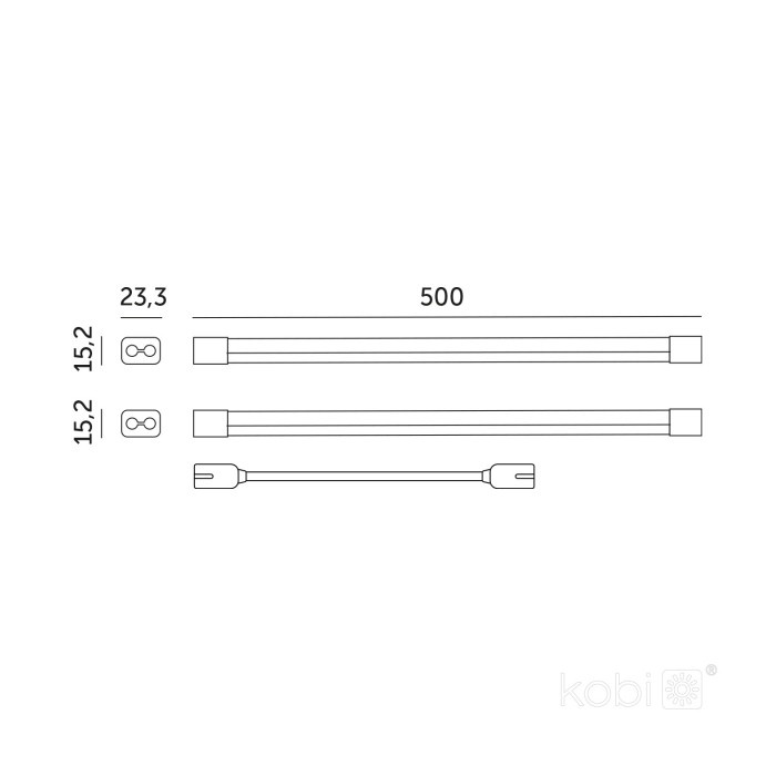 Lampa LED pentru cresterea plantelor GROWLY, 2x8.5W, Kobi Design