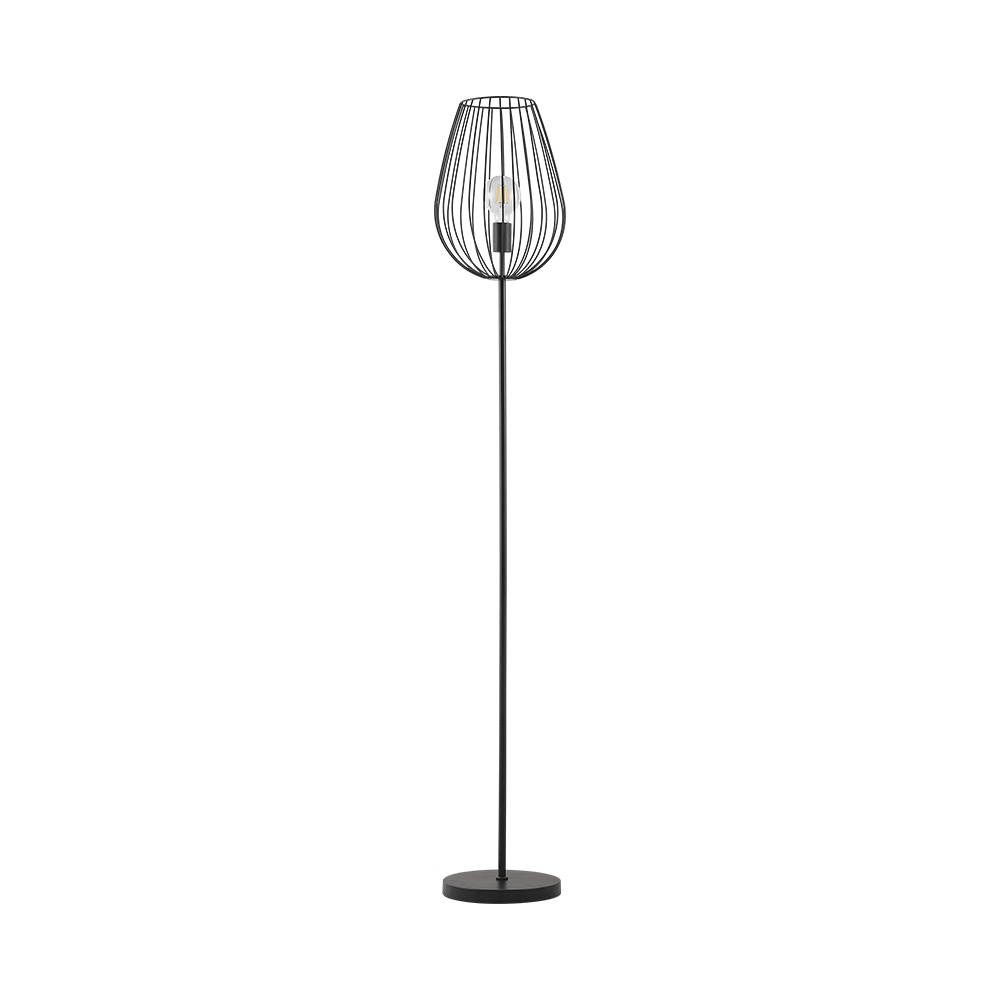 Lampadar BR-BV03-00054, cu intrerupator, 1xE27, negru, IP20a, Braytron - 2 | YEO