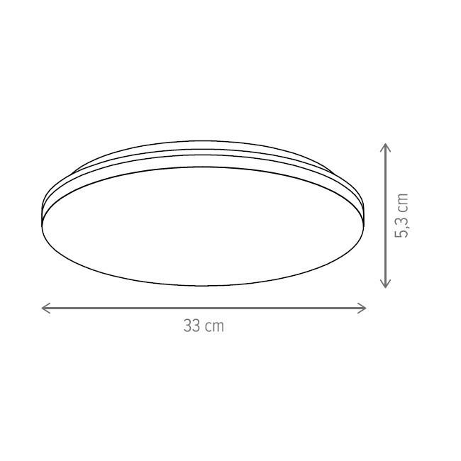 [Lichidare stoc]Plafoniera LED Full KL151010, 24W, 2080lm, lumina calda+neutra+rece, IP44, alba, Klausen