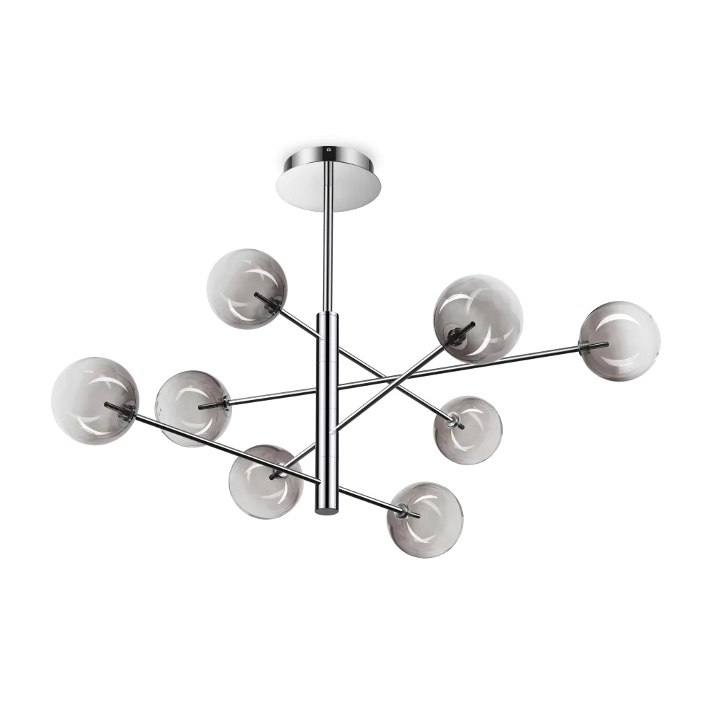 Lustra Equinoxe 8xG4, Ø1280mm, IP20, crom, Ideal Lux