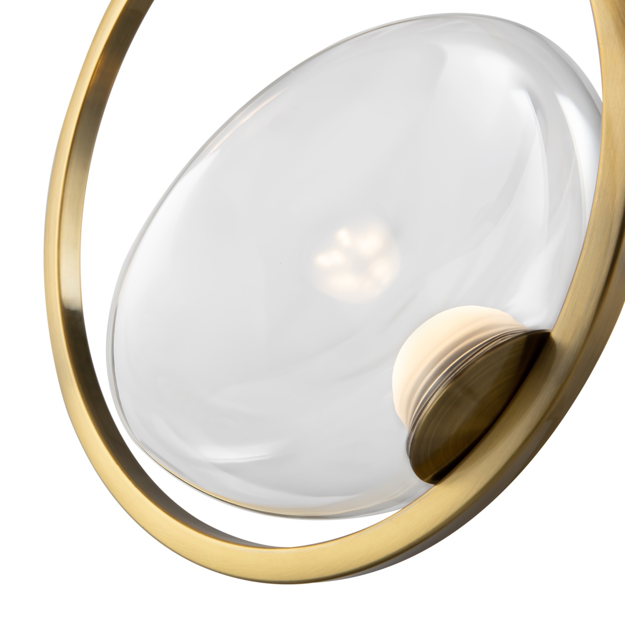 Lustra LED Lunare MOD327PL-L5BS3K, 5W, 450lm, lumina calda, IP20, aurie, Maytoni - imagine 5