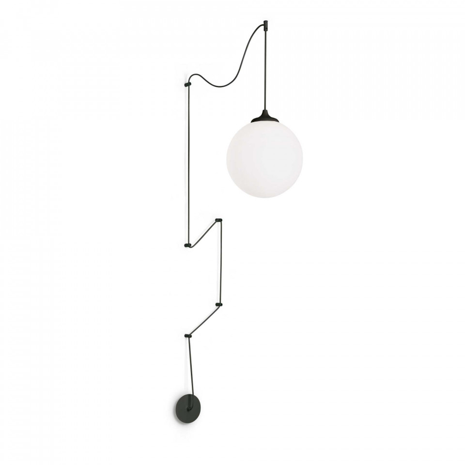 Pendul Boa 160856, 1xE27, negru, IP20, Ideal Lux