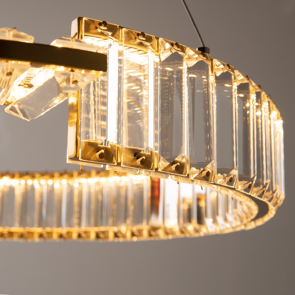 Pendul Krone, 36W, lumina calda (3000K), alama, Maytoni - imagine 5