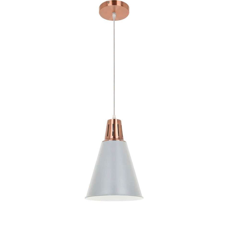 Pendul Shade KL6238, 1xE27, gri+cupru, IP20, Klausen