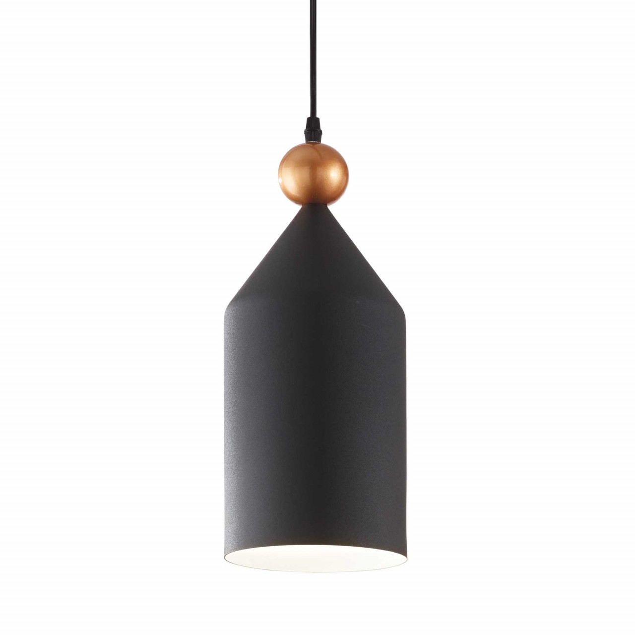 Pendul Triade 194684, 1xE27, negru+auriu, IP20, Ideal Lux