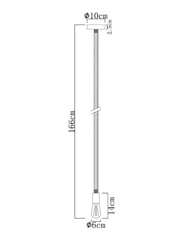 Pendul Ulleu 69029H, 1xE27, negru+maro, IP20, Globo