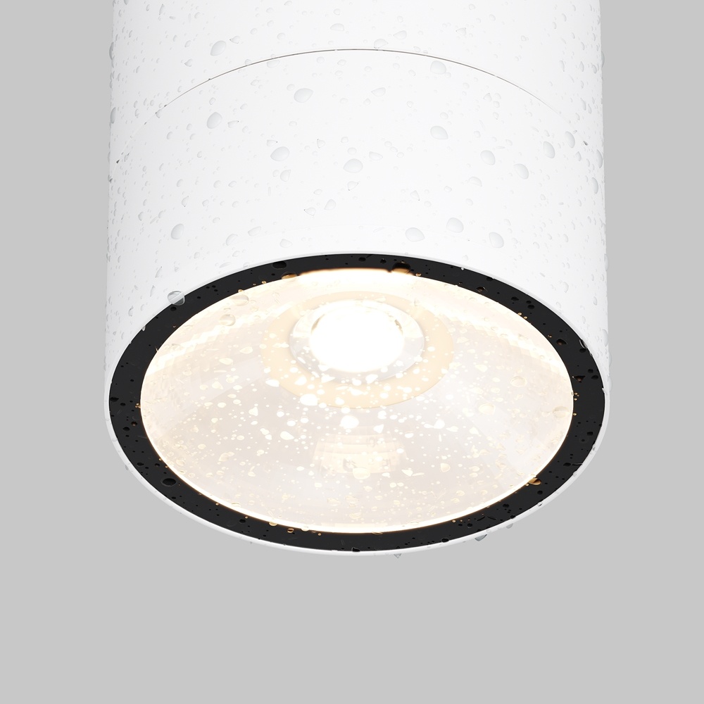 Plafoniera exterior Spin, 5W, lumina calda (3000K), IP54, alb, Maytoni - imagine 5