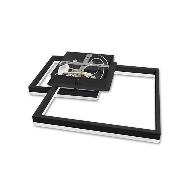 Plafoniera LED 4851-LVT, cu telecomanda, 35W, 110lm, lumina calda+neutra+rece, IP20, alba+neagra, Masterled - 3 | YEO