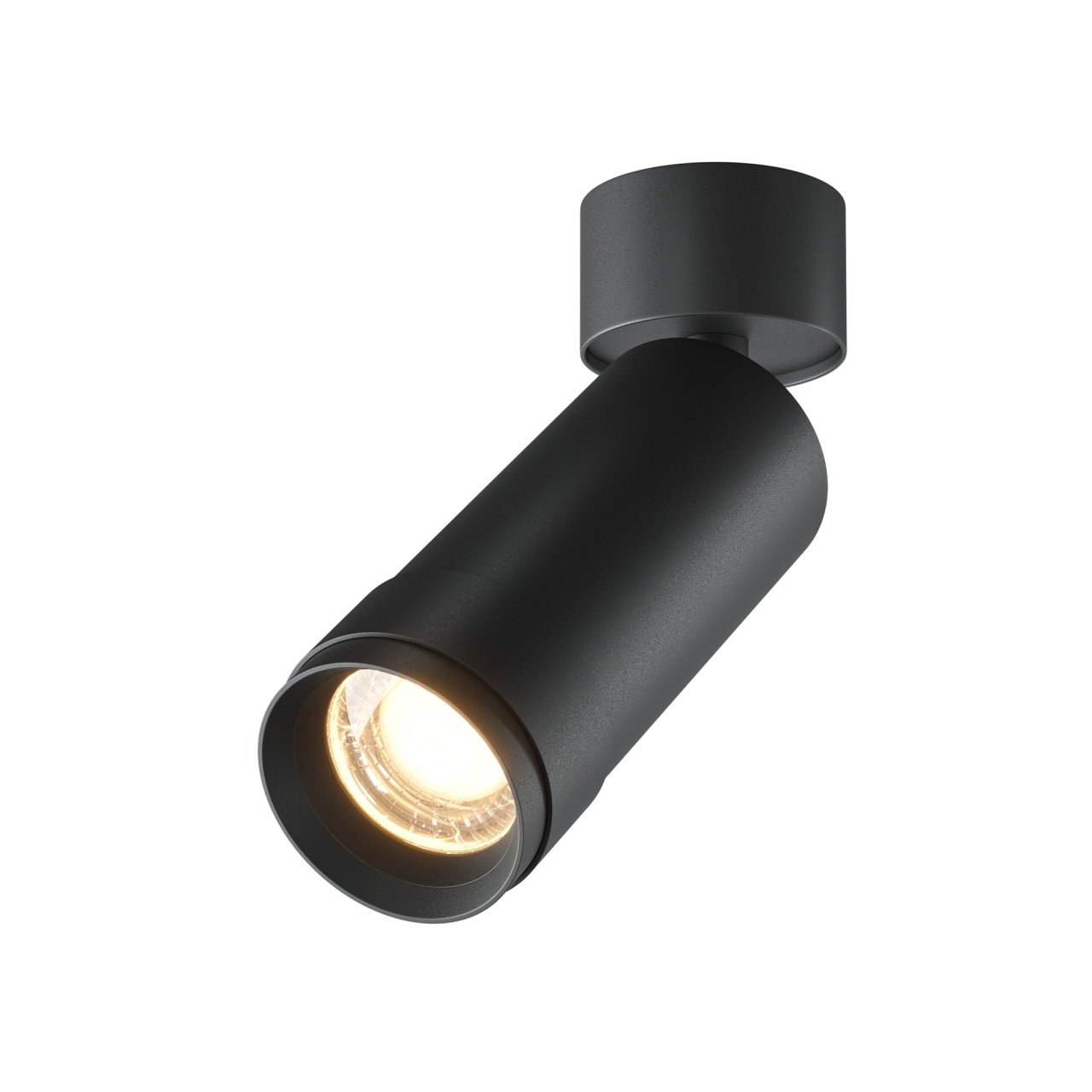 Plafoniera LED Focus T C055CL-L12W3K-Z-B, 12W, 790lm, lumina calda, IP20, neagra, Maytoni