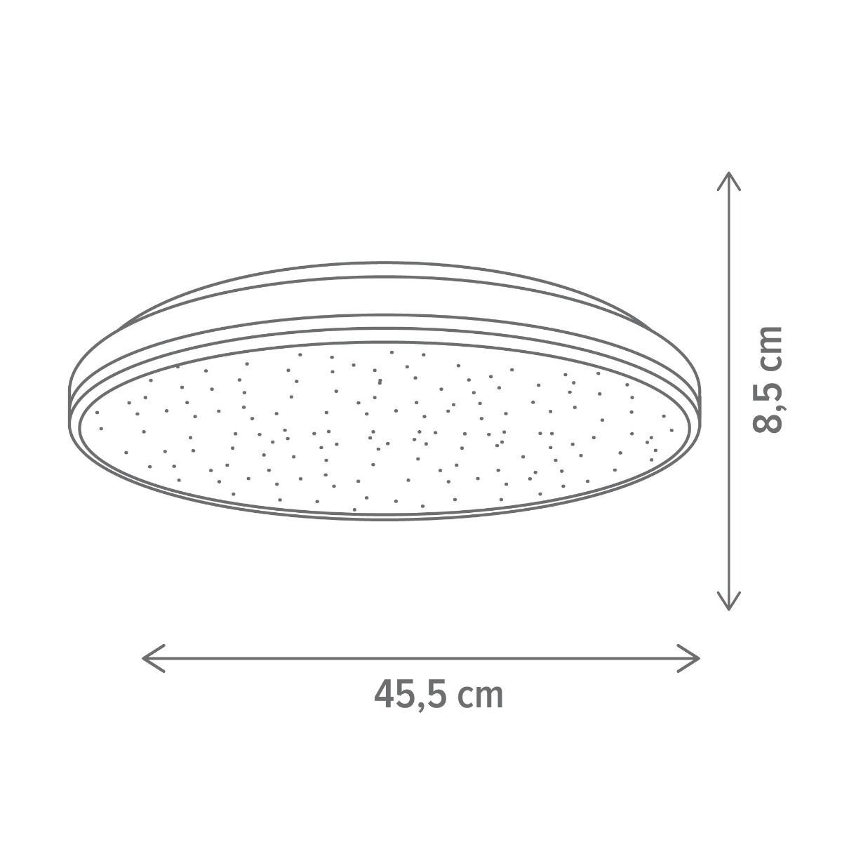 Plafoniera LED Kindly, 12W, lumina neutra(4000 K), alba, Klausen
