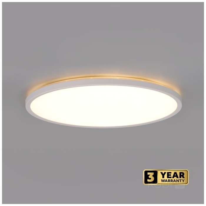Plafoniera LED Nivera rotunda cu senzor de miscare si lumina 24W, 2400lm, IP54, lumina calda/neutra/rece, alba, Kobi - 1 | YEO