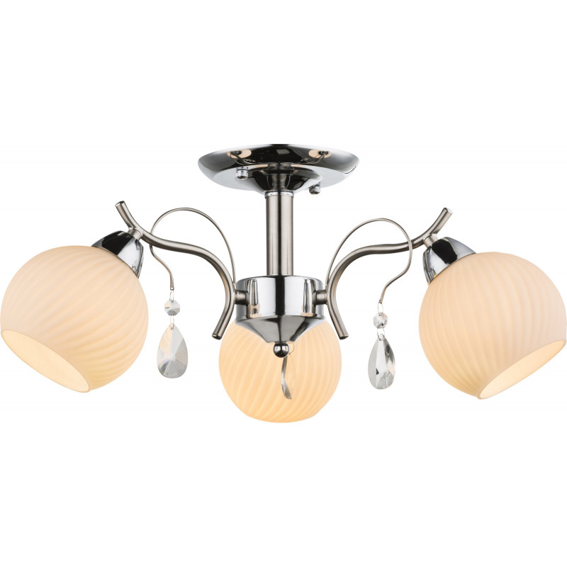 Plafoniera Perdita 54711-3, 3xE14, crom+alba, IP20, Globo Lighting