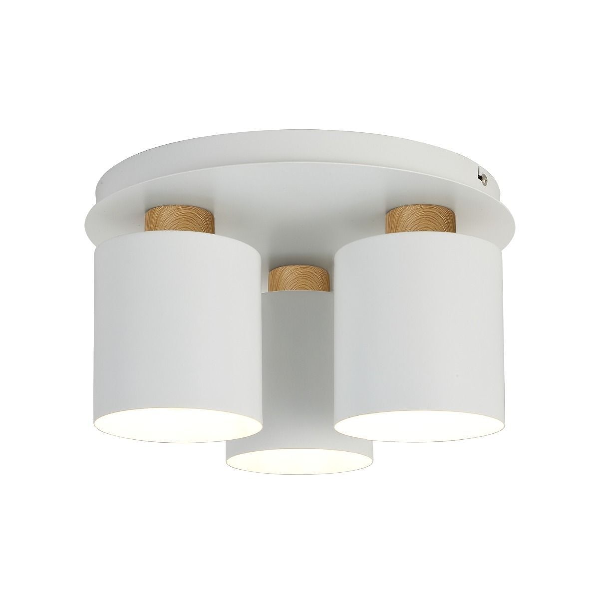 Plafoniera Whitish PL3, 3xE27, alba, Klausen