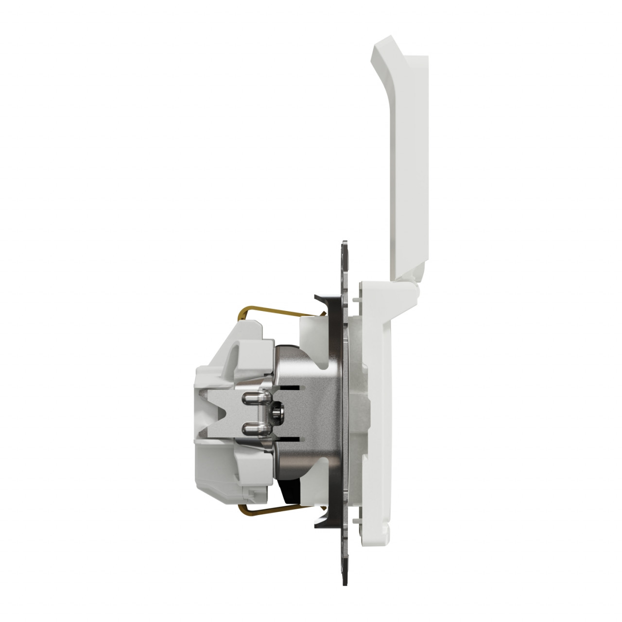 Priza simpla cu impamantare, cu capac, 16A, IP20, Alb Schneider Sedna Design - imagine 7