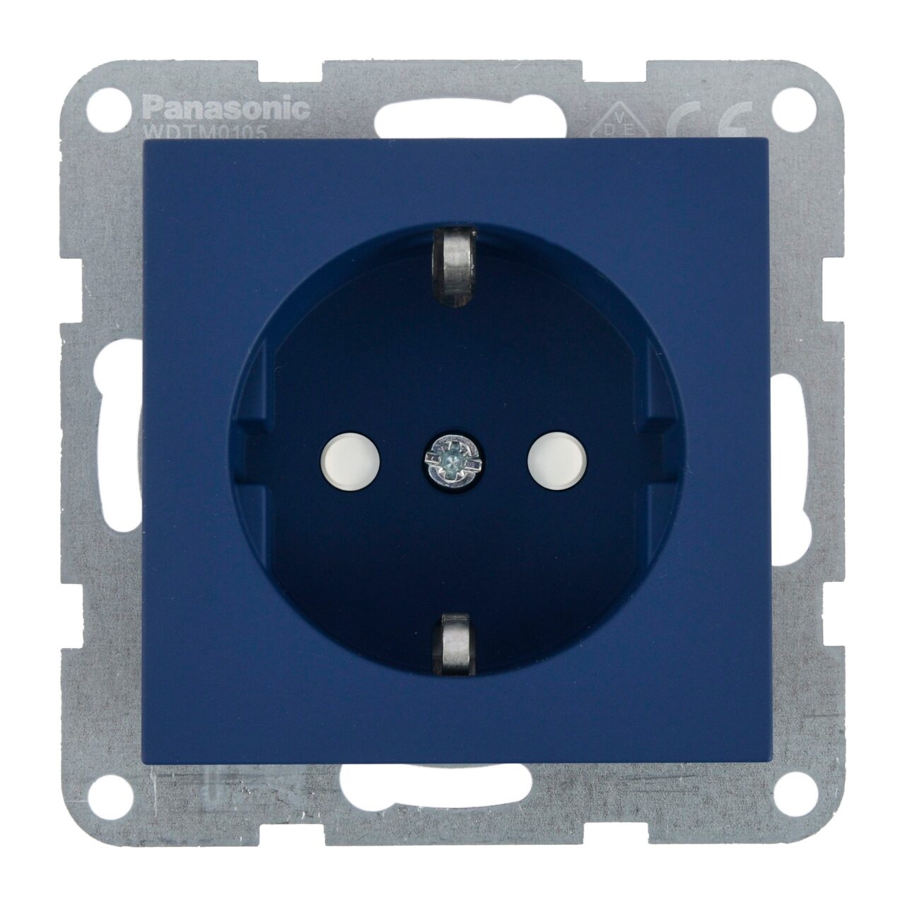 Priza simpla cu impamantare, protectie copii, 16A, IP20, Ocean, Panasonic Karre Plus 55 Soft Touch