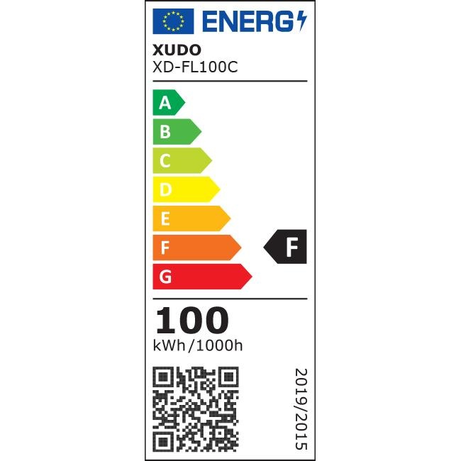 Proiector LED Mola 100W, 10000lm, lumina rece (6500 K), IP65, negru, Masterled
