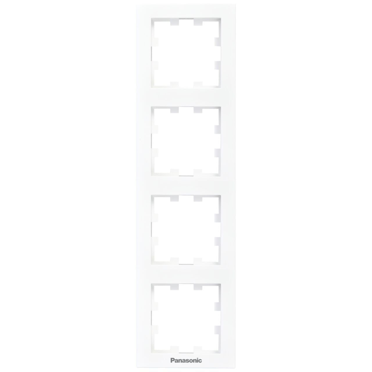 Rama 4 module verticala, IP20, Alb, Panasonic Karre Plus 55