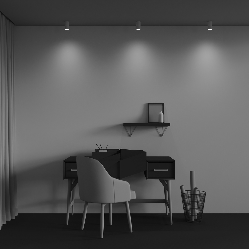 Spot aplicat Calipso 1xGU10, alb, IP20, Maytoni - imagine 5