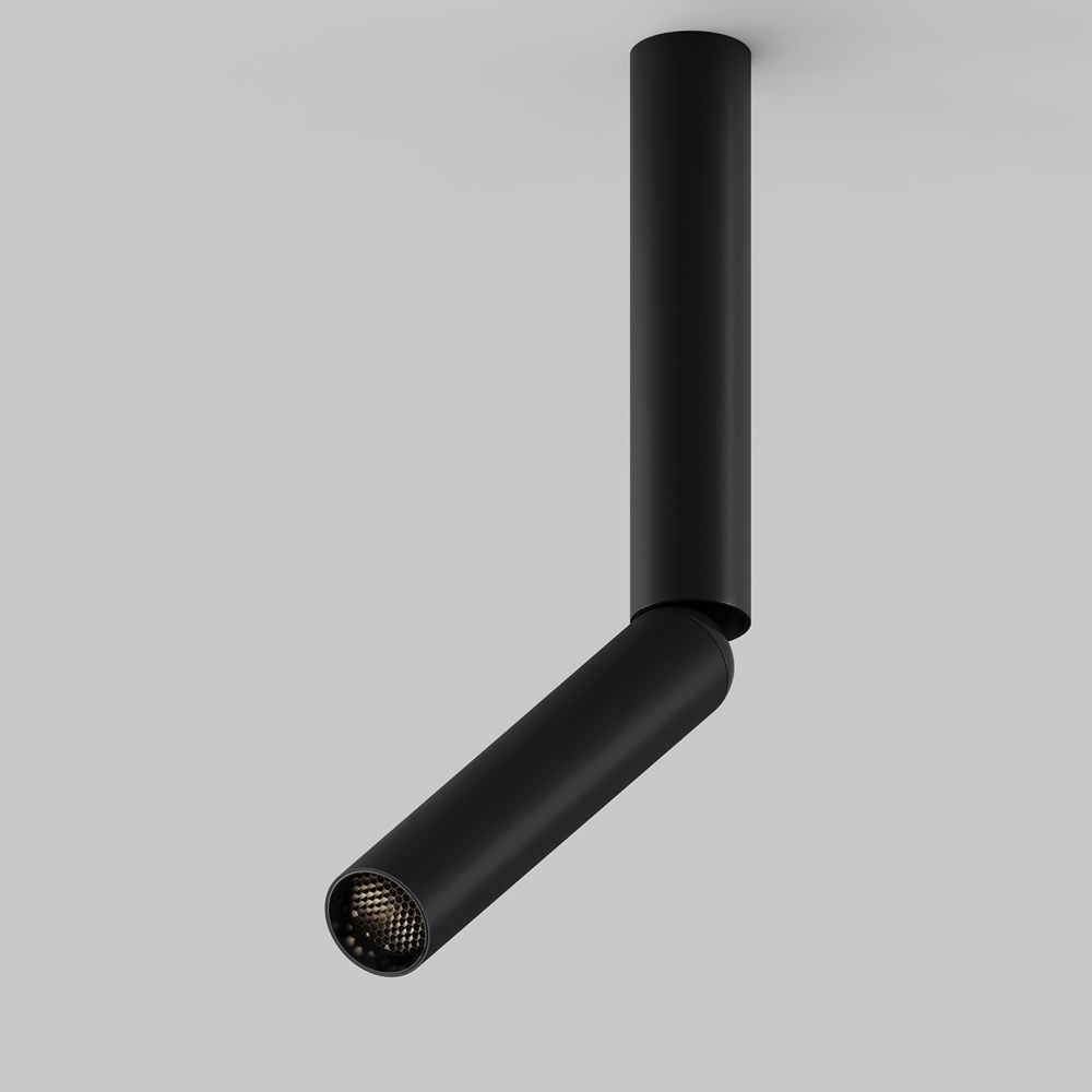 Spot aplicat Focus T, 6W, lumina calda (3000K), negru, Maytoni - imagine 6