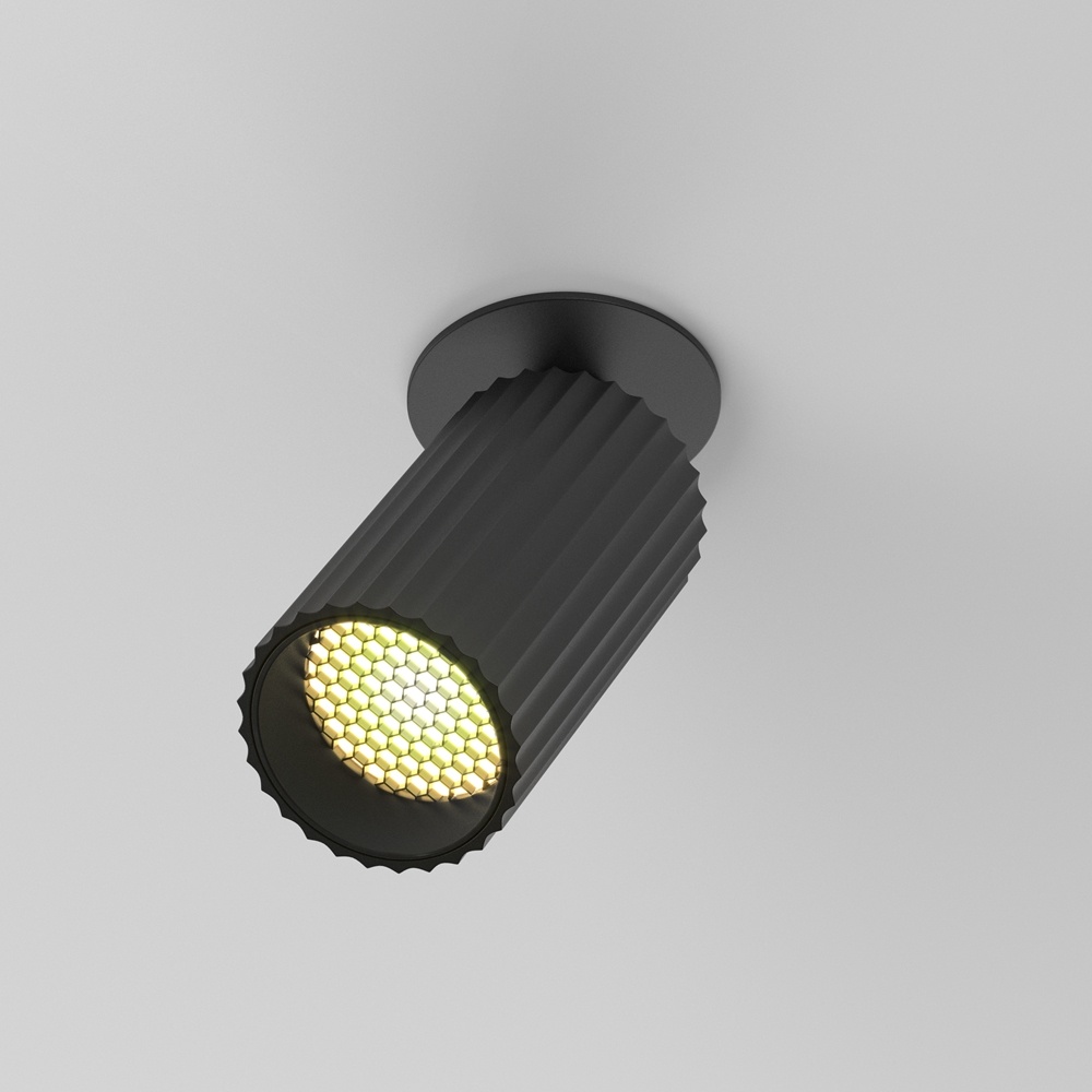 Spot incastrat Calipso, 1xGU10, negru, Maytoni - imagine 8