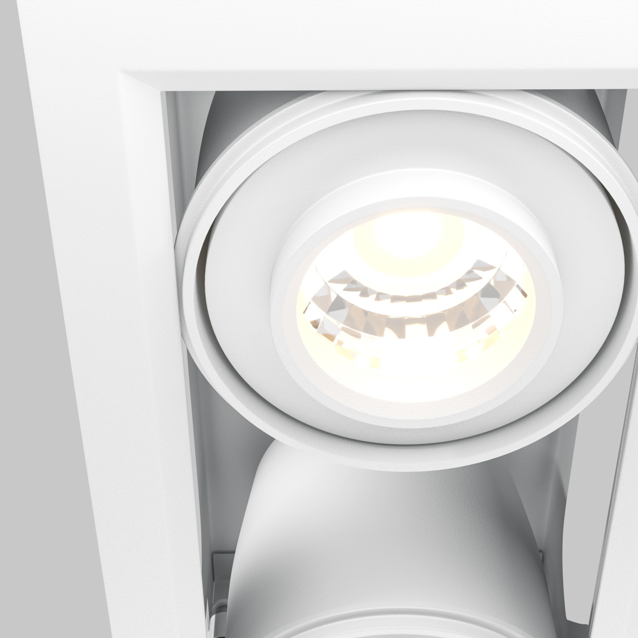 Spot LED 20W Incastrat, Maytoni, 1450lm, Lumina Calda (3000K), IP20, alb - 1 | YEO
