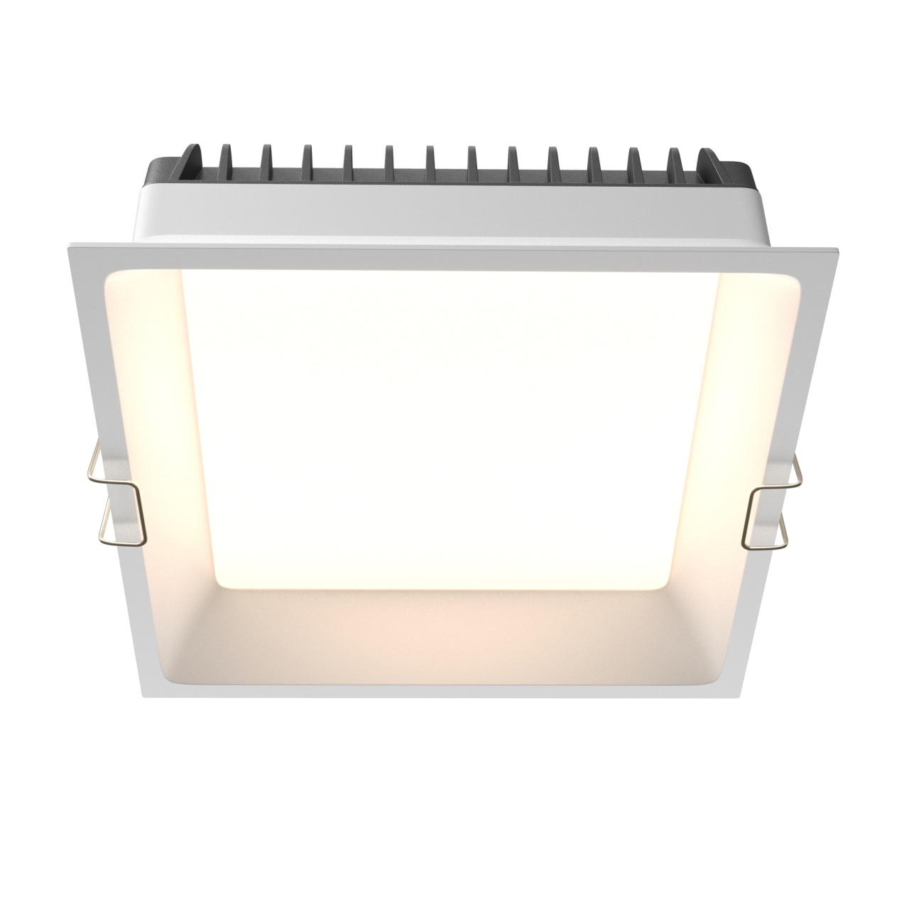 Spot LED 24W Incastrat, Maytoni, 1700lm, Lumina Calda+Neutra+Rece, Alb