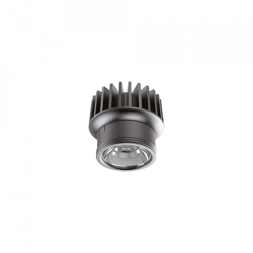 Spot LED Dynamic Source 208541, 10W, 1150lm, lumina calda, IP20, negru, Ideal Lux