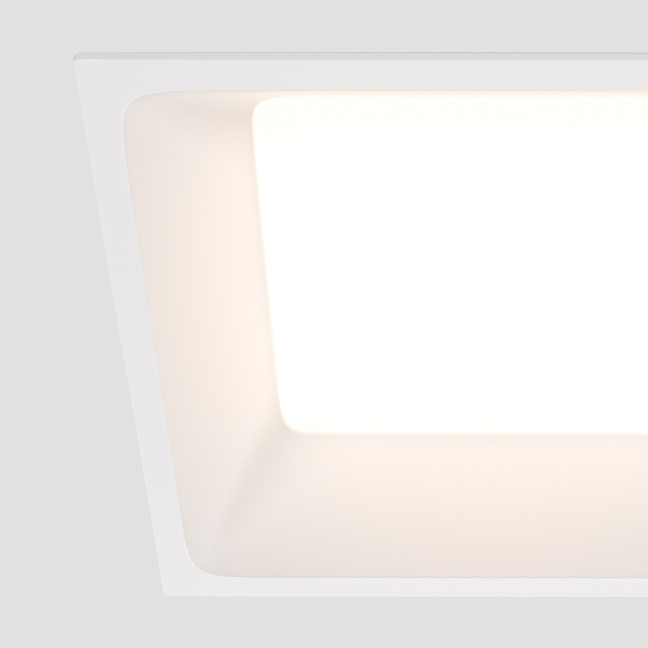 Spot LED incastrat, 12W, 900lm, lumina calda, IP44, alb, Maytoni - 1 | YEO