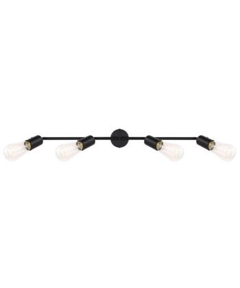 Spot Martha, 4xE27, metal, negru, Globo Lighting