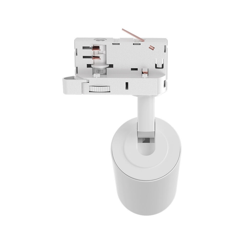 Spot pe sina GU10 Beta, aluminiu, alb-negru, IP20, Braytron - imagine 6