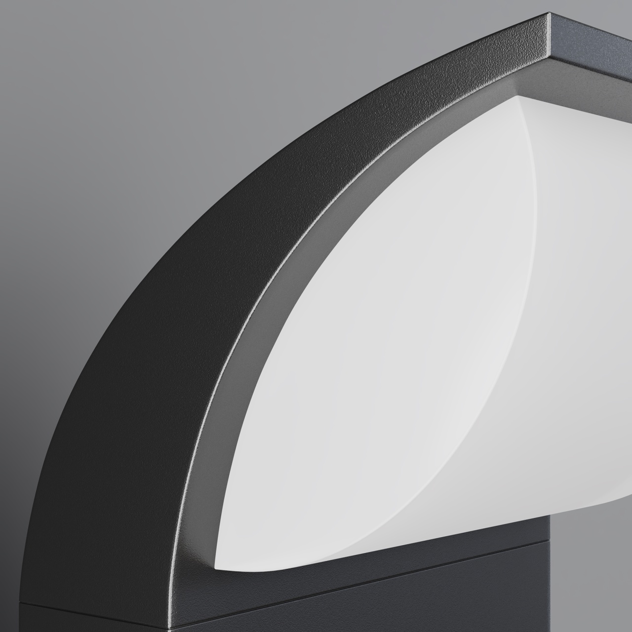 Stalp exterior LED Stock Maytoni O446FL-L7GF3K, 7W, 450lm, 3000K, IP65, grafit - 2 | YEO