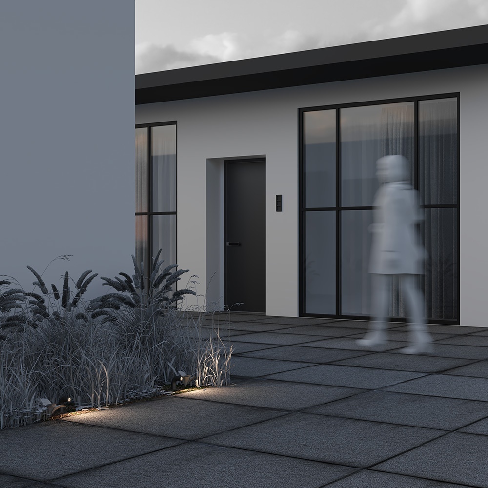 Stalp exterior Sleek, 2W, lumina calda (3000K), IP65, grafit, Maytoni - imagine 5