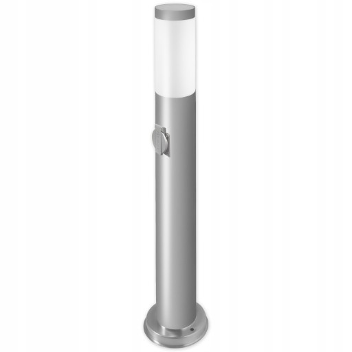 Stalp pentru exterior LED Masterled Manila 650mm, E27, IP44, inox