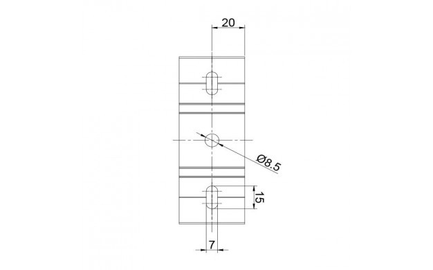 Suport pentru inclinarea panourilor solare, montaj frontal, Optonica - 1 | YEO
