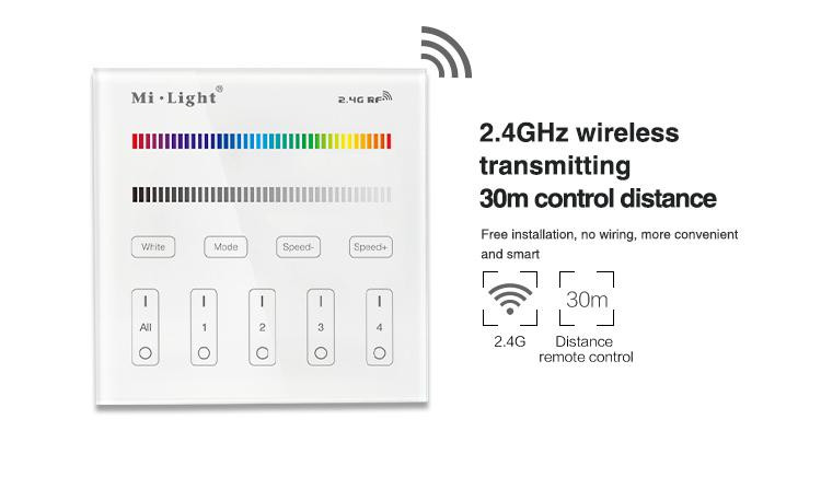 Telecomanda panou RGBW 4 zone Milight - 4 | YEO